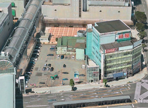 秋田駅前3Dmap